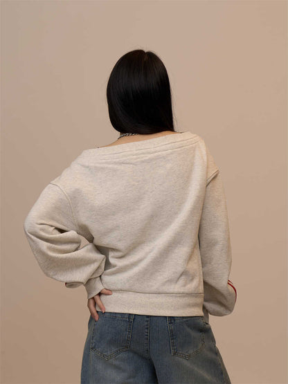FlexGlam Off-Shoulder Sweater