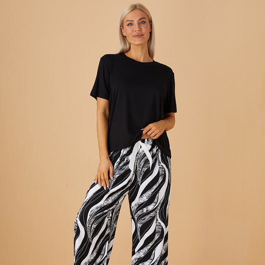 Homewear Pajamas Suit Women's Modal Cotton Silk