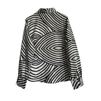 LineaEase Striped Blouse