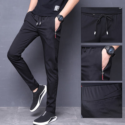 Ice silk men's casual pants