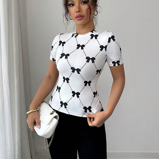 Silken Embrace Elegance Tee