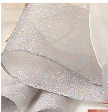 Ladies Embroidered Gold Silk Scarf Embroidered Cheongsam Shawl