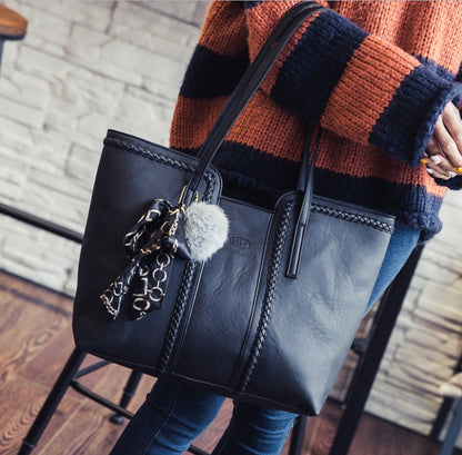 Silk scarf shoulder bag