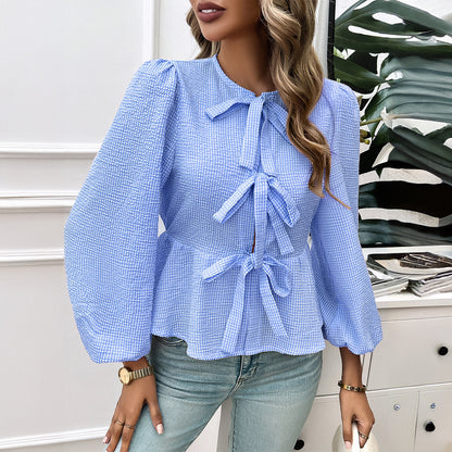 ElanTide Contrast Tie Shirt