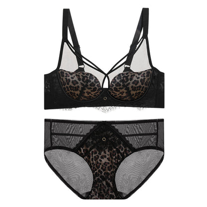 Women's Crystal Glasses Silk Thousand-hole Thin Cup Bra