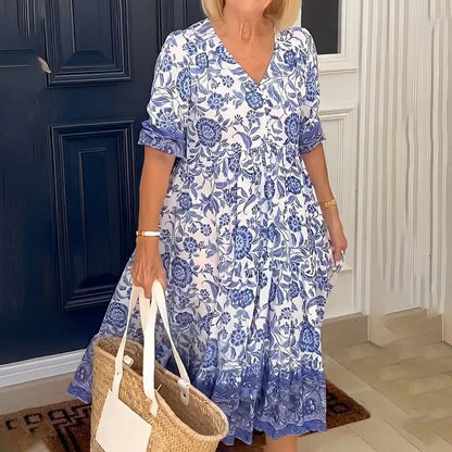 Meadow Grace Plus Floral Dress