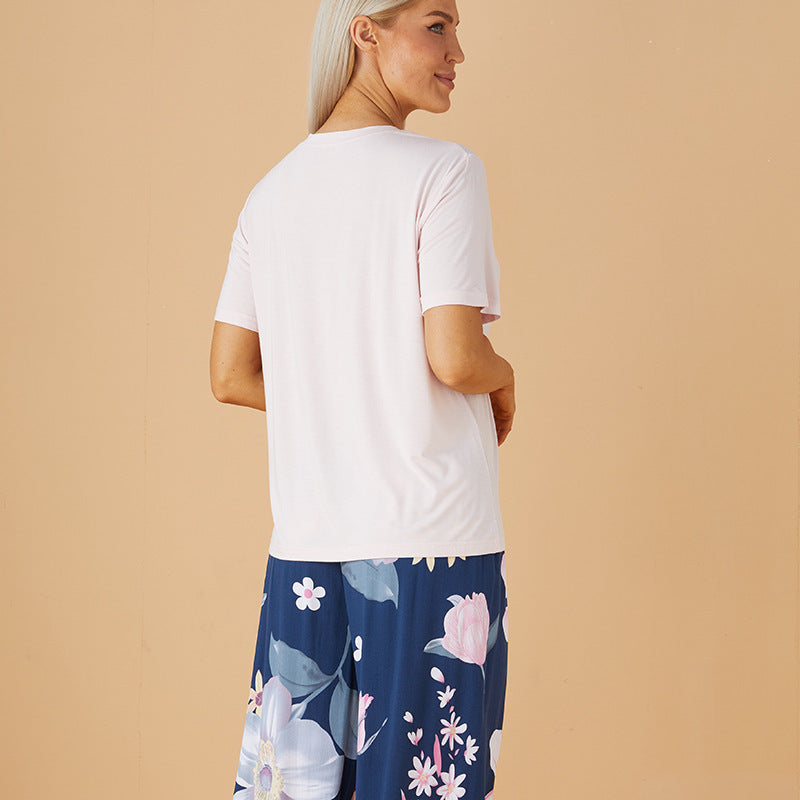 Homewear Pajamas Suit Women's Modal Cotton Silk