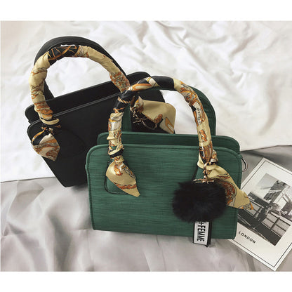 All-match silk scarf small package