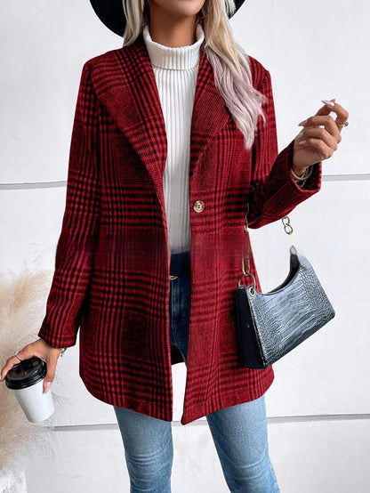 PlaidÉlan Wool Coat