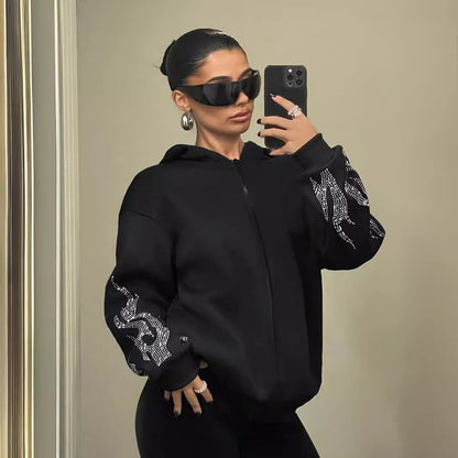 BlazeGlam Zip Hoodie