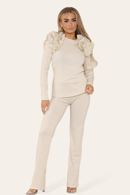 FlutterEase Ribbed Lounge Set