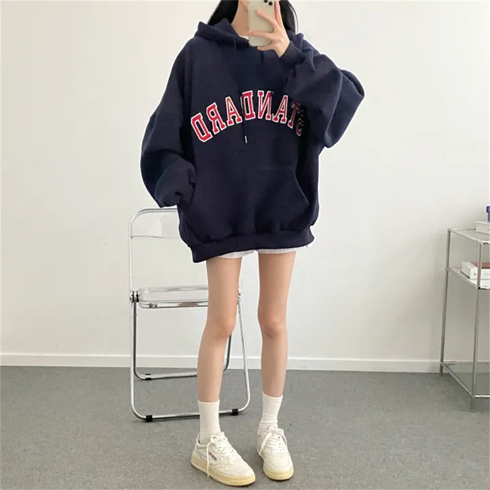 : CozyText Fleece Statement Top