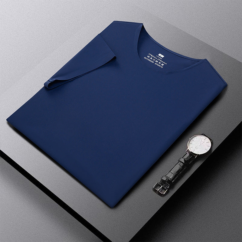 Couple Ice Silk Trackless Sports T-shirt