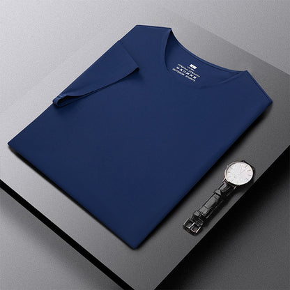Couple Ice Silk Trackless Sports T-shirt