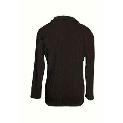 Velzora Zip Texture Top