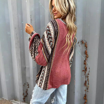 StripeEase Colorblock Sweater