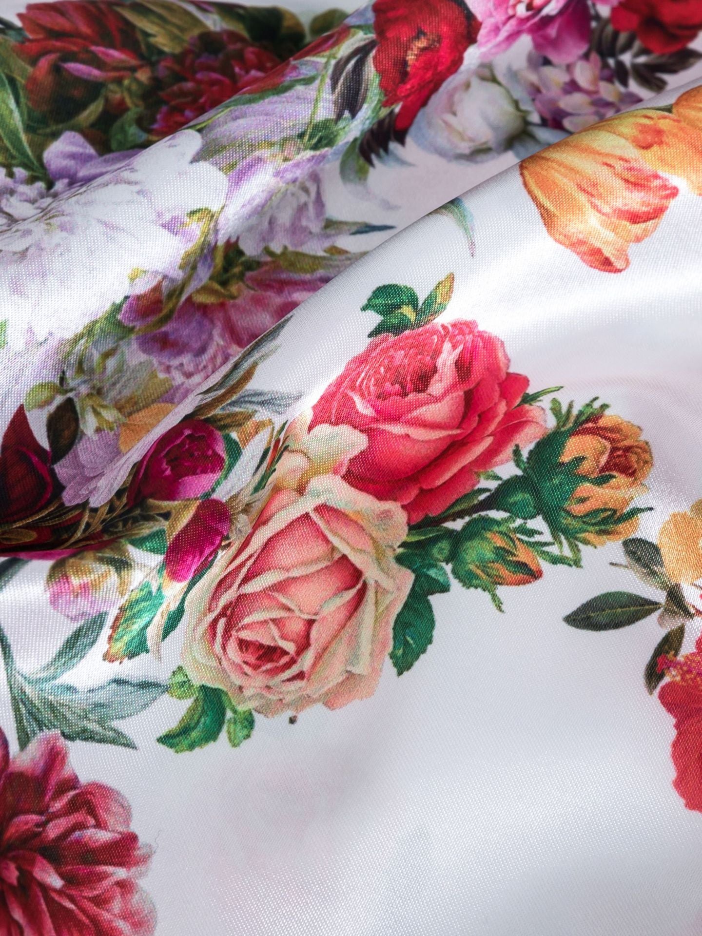 Home Textile Washed Satin Silk-like Printed Pillowcase