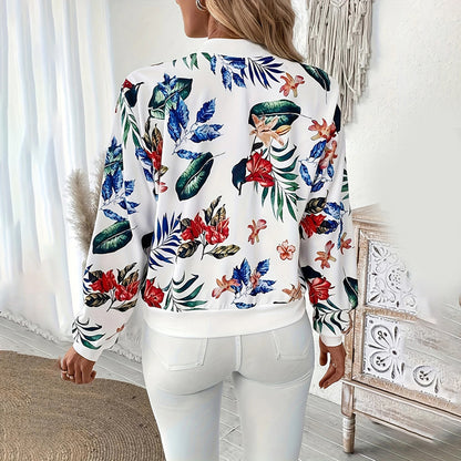 BotaniChic Zip-Up Jacket