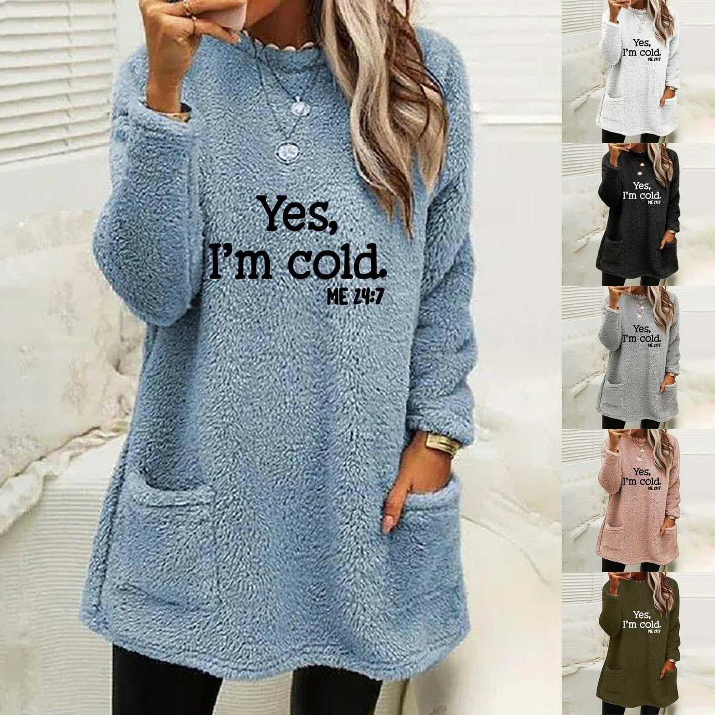 LetterEase Loose Crew Sweatshirt