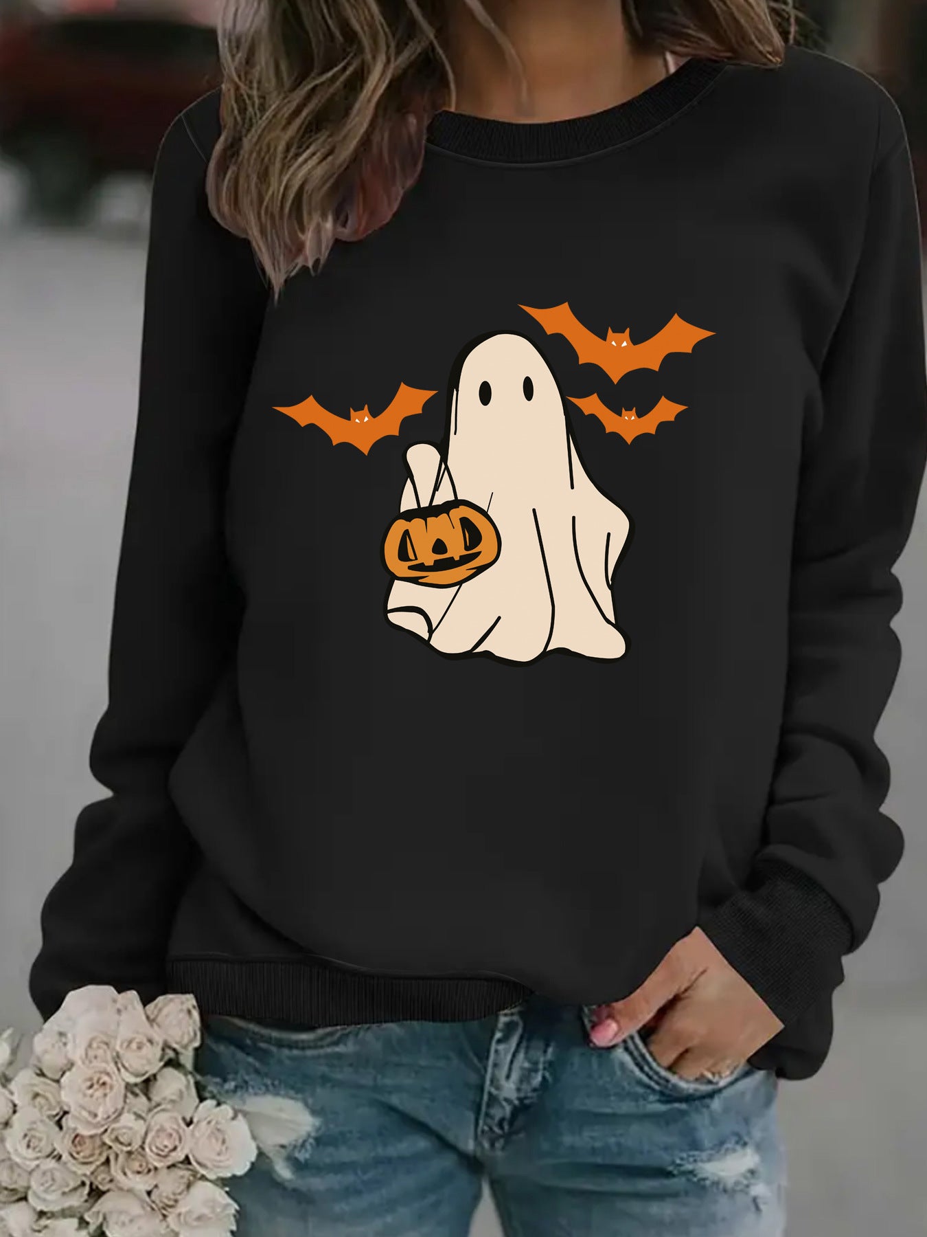 SpookyCharm Ghost Pullover