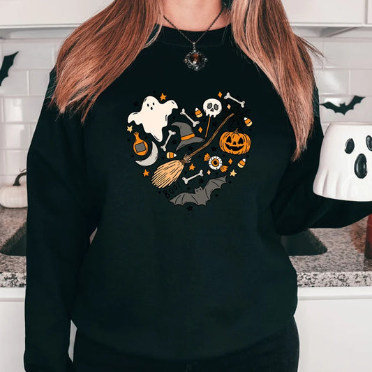 SpookPop Halloween Sporty Sweater