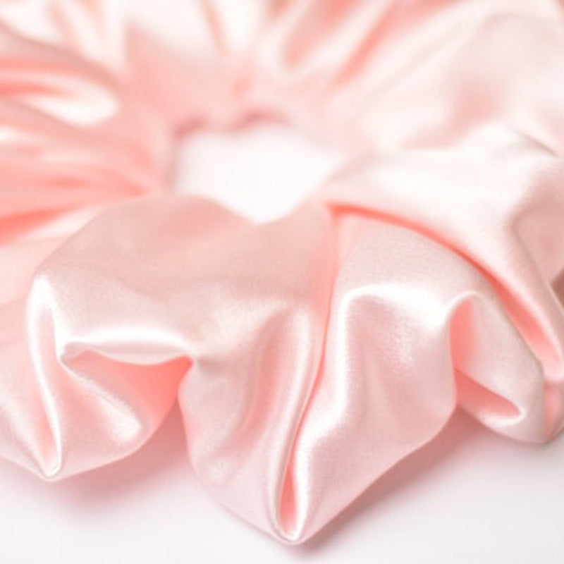 Simple Artificial Silk Hair Band Elastic Smooth