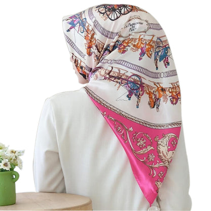 Big Square Scarf Fashion Simulation Silk Scarf