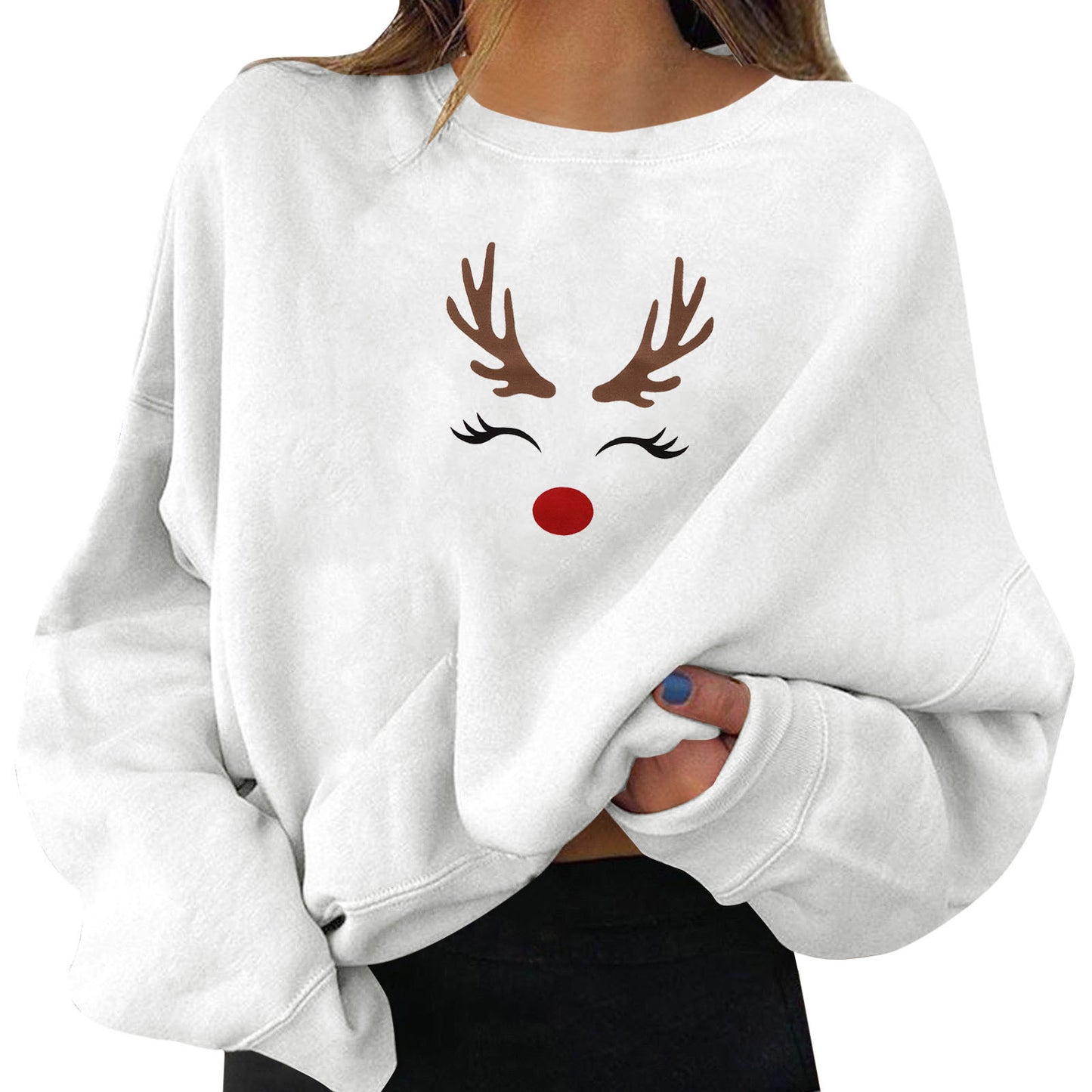 MerryEase Print Sweatshirt