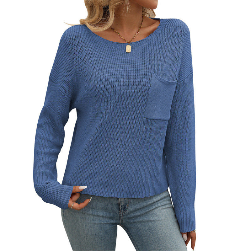 HavenStitch Pocket Sweater