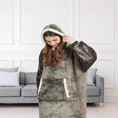 CozyBlend Thermal Flannel Hoodie