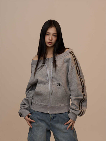 FlexGlam Off-Shoulder Sweater