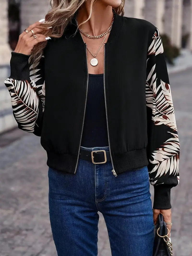 PrintEase Full-Zip Cardigan Coat