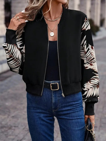 PrintEase Full-Zip Cardigan Coat