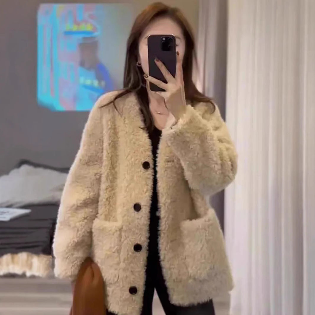 LuxeLamb Cozy Top Coat