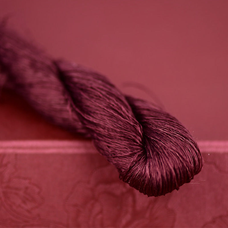 Silk Thread Large Embroidery Thread Red