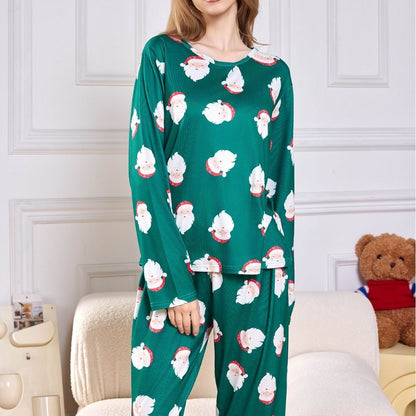 Cartoon Two Piece Set Suit Milk Silk Homewear