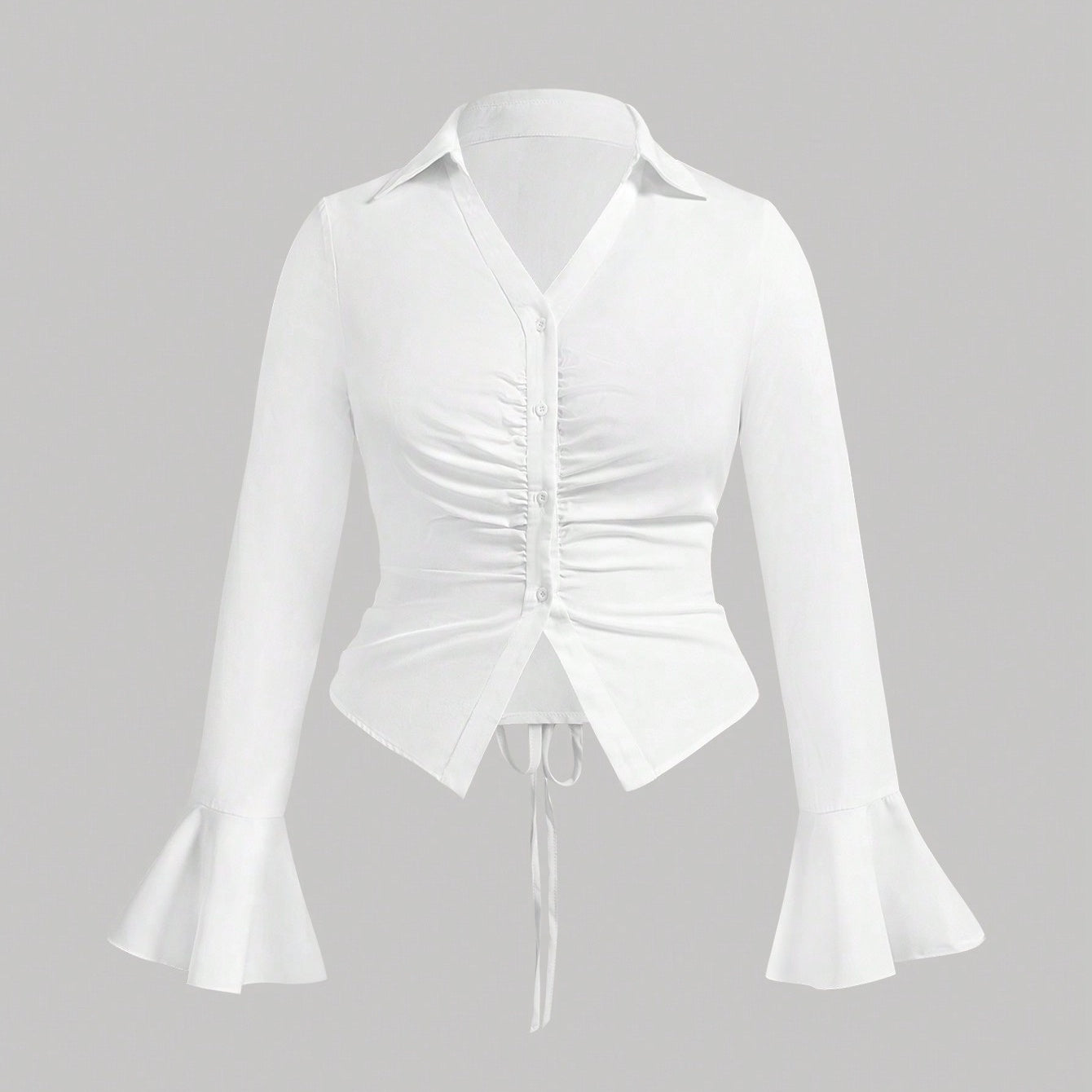 Silvéra Flare-Cinch Blouse