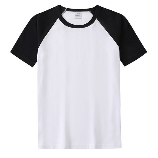 Summer Camp Ice Silk Cotton T-shirt Short Sleeve