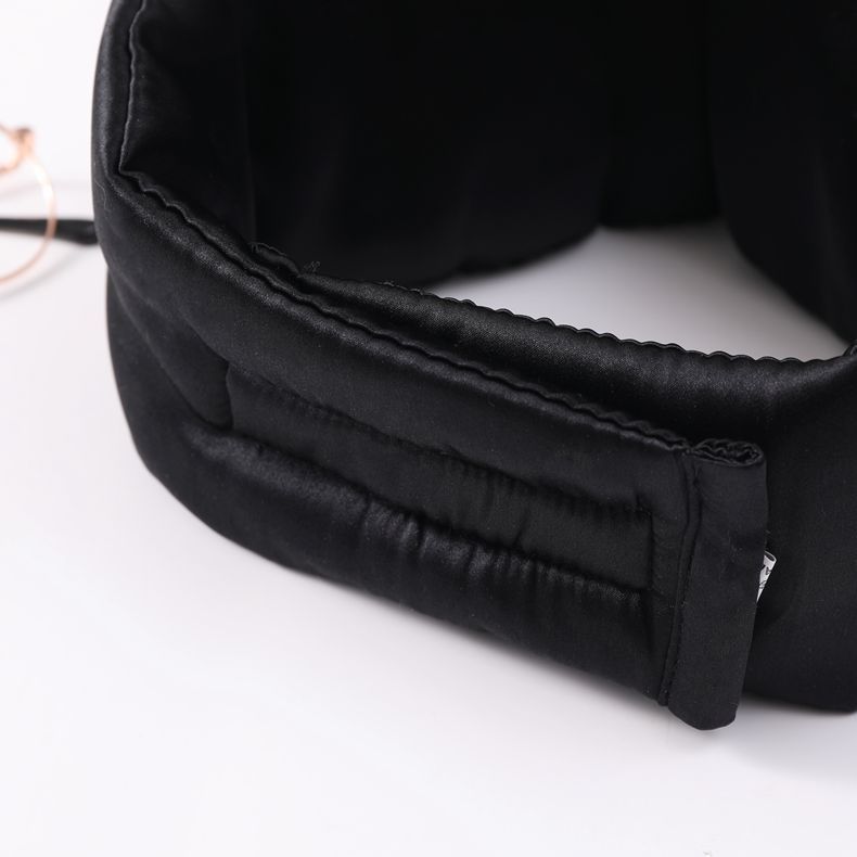 Silk Sleeping Eye Mask Velcro Double-sided Silk