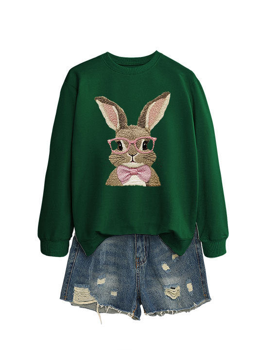 CinnaHop Bow Bunny Sweatshirt