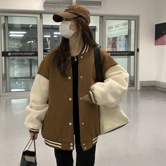 VelourVarsity Retro Jacket