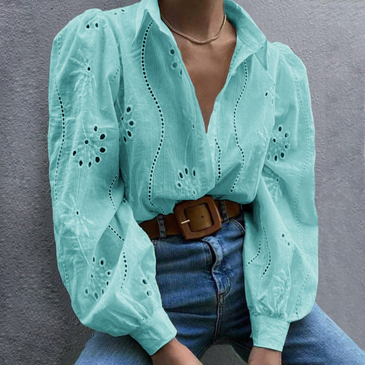 Aeris Whisper Puff Sleeve Cardigan