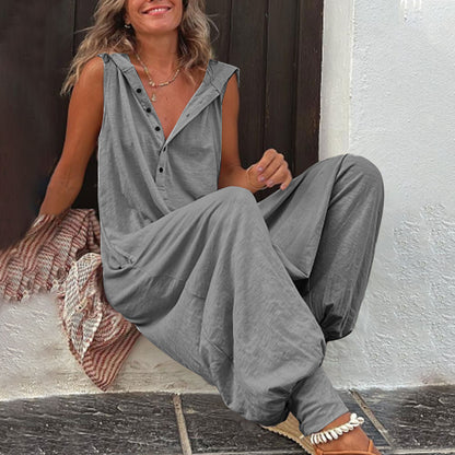 UrbanEase Hooded Jumpsuit