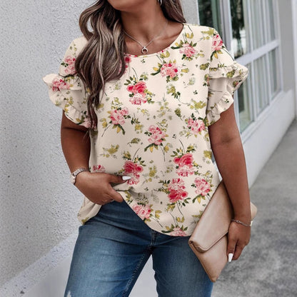 PleatAura Stitch Tee