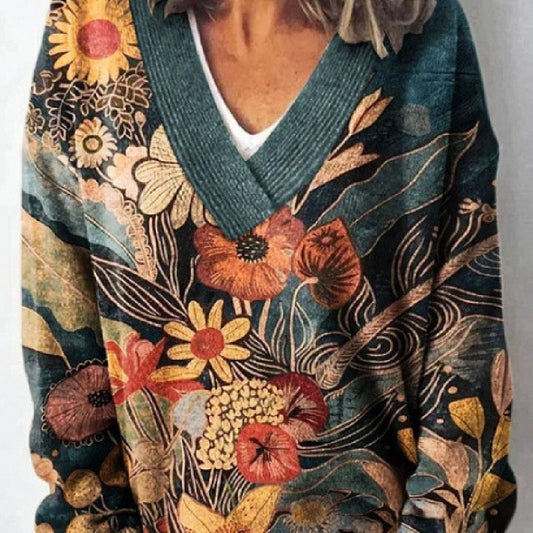 FloraVision 3D Pullover