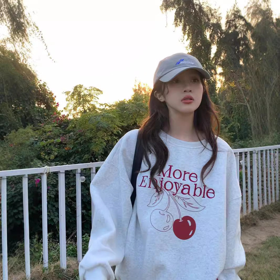 CherryBliss Fleece Top