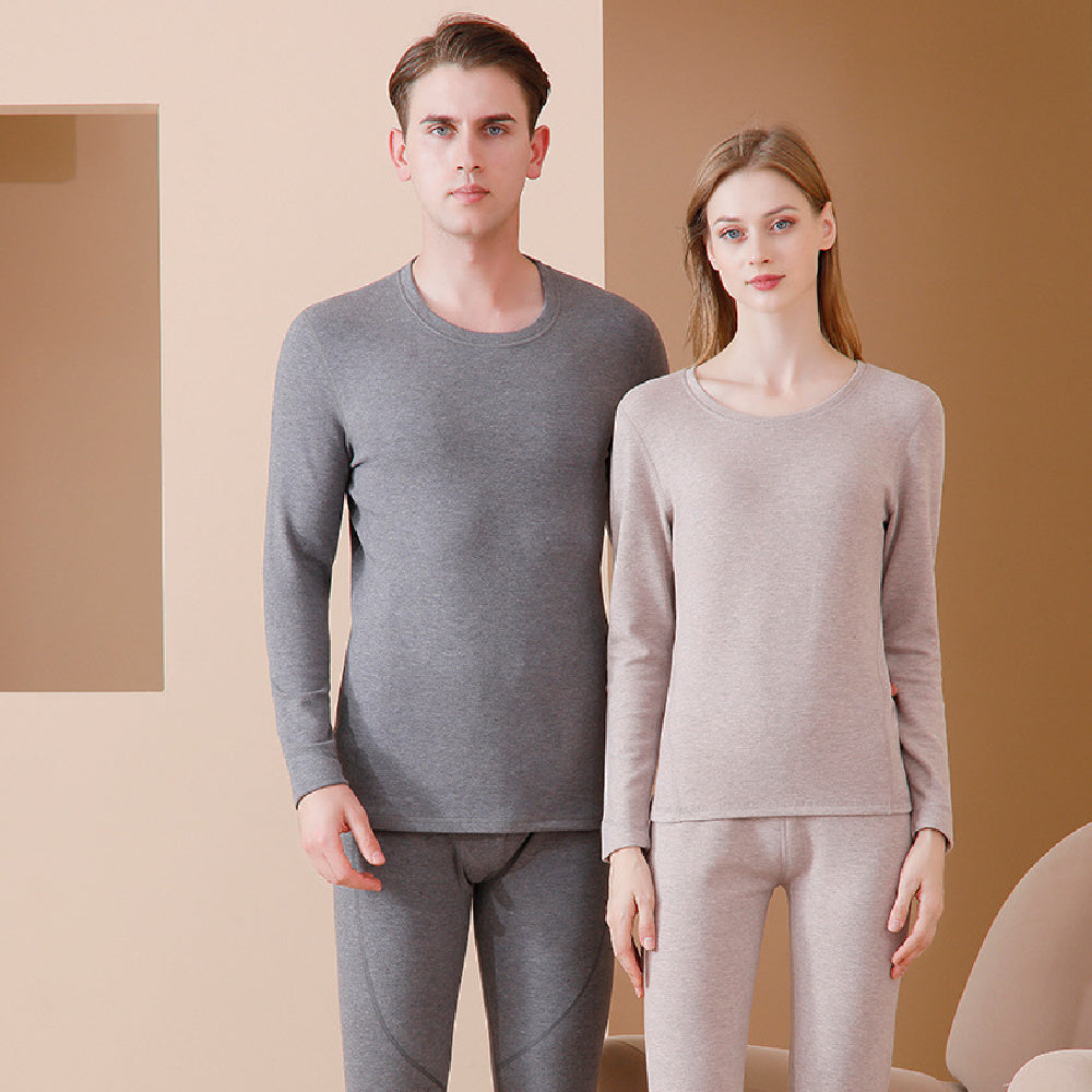 Wool Silk Velvet Thermal Underwear Set