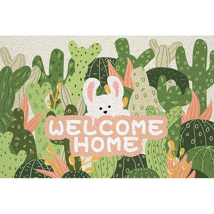 Silk Floor Household Door Mat Cutting