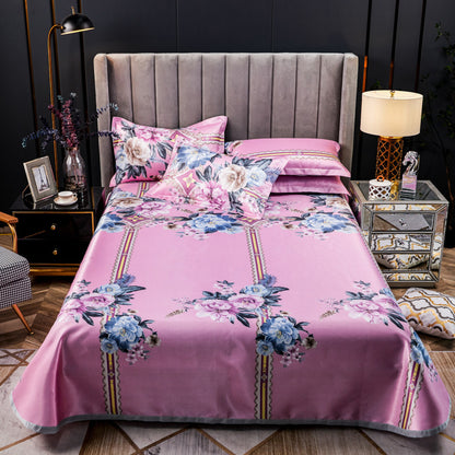 Machine Washable Three-piece Ice Silk Mat