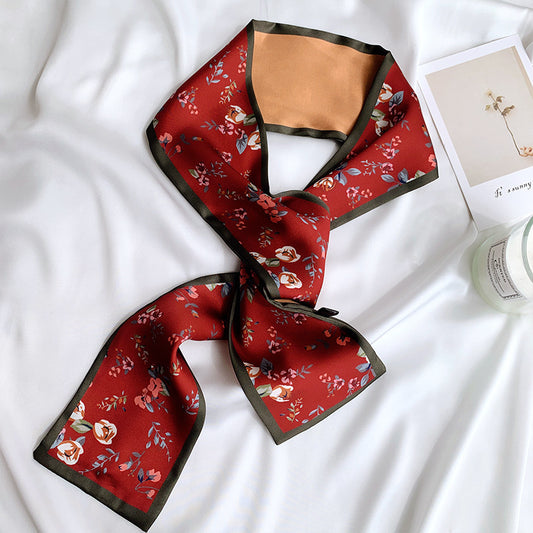 Korean creative small silk scarf